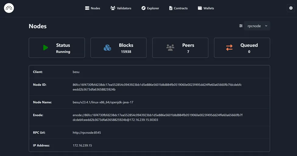 Quorum Block Explorer
